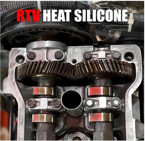High Temp RTV Silicone Gasket Maker And Sealant For Automotive And Machinery used in engine components, internal view