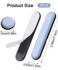 No Sweat Heavy Duty Self Adhesive Furniture Sliders For Carpet And Hardwood Floors Includes Round And Rectangular Chair Glides 8 Pack Sizes 2.5cm and 2.95in