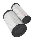 Best Performance A45K Air Filter Direct Replacement For Toyota Parts AF26614 And AF26613 Durable ABS Construction in black and white, showcasing two filters.
