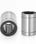 30mm Linear Ball Bearing Kit for 3D Printers and CNC Machines, 8 Pieces, Quiet Low Noise Operation, High Temperature Ready Bearing Steel, Durable Smooth Motion for Precise DIY Projects; steel linear bearing pair