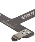Close-up of T Bow Square Archery Bow Tuning Tool Attaches To String Above And Below The Nocking Point For Precise Brace Height And Nock Point.