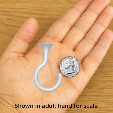 Heavy Duty Ceiling Hooks Set With Hardware For Hanging Plants And Decor Cavity Wall Fixings Easy Installation in hand for scale.