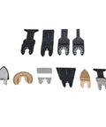 Storage Case 81-Piece Oscillating Saw Blade Kit with assorted high carbon steel blades and sanding pads