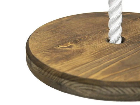 Drifter Zip Line Seat For Kids And Adults Built To Last Heavy Duty Wooden Seat Steel Lock Carabiner Adjustable Nylon Rope Easy Knot Adjust