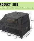 Heavy Duty Waterproof Pizza Oven Cover For Cuisinart CGG403 3 In 1 Portable Pizza Oven All Season Weatherproof Shield