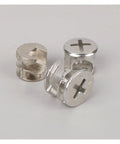 Thickened Three In One Connector Eccentric Wheel for Furniture and Cabinets Drawer Lock Screw Fastener in zinc alloy.