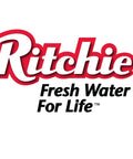Ritchie logo with slogan Fresh Water For Life, representing water solutions for livestock and equine care.