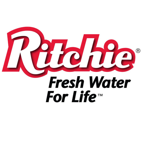 Ritchie logo with slogan Fresh Water For Life, representing water solutions for livestock and equine care.
