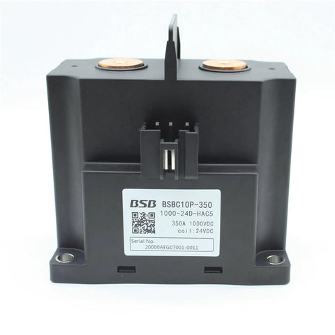 Beefy 1500V High Voltage Dc Contactor Rated At A Smooth 250 Amps With Plug And Play 12V Or 24V Coils For EV Charging Stations And Battery Energy Storage Systems - rear view