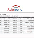 Compatibility chart for Chevy Express And GMC Savana Front Wheel Hub And 8 Lug With ABS 2003-2017 vans Express 2500 3500 Savana 2500 3500.