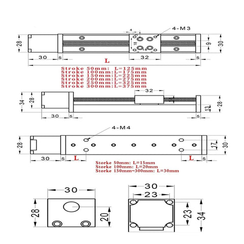 Amp Up Your CNC Rig With This Badass Smooth T Type Sliding Table Rail Packed With A Nema11 28mm Stepper Motor And TB6600 Driver To Master XYZ Axis Builds Choose 50mm To 300mm Strokes For Flexibility And Less Wiring Mess With Smooth Reliable Action.