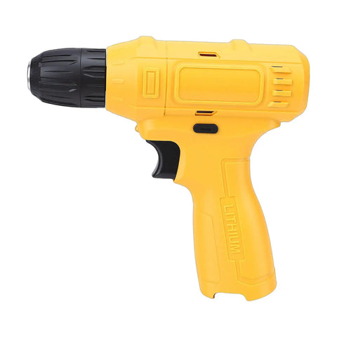 Badass Cordless Electric Drill With Bright LED Light And Grippy Handle Killer For Home Fix Ups drilling wood brick or tile.