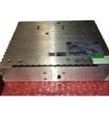Compact DIN Rail Switching Power Supply For Industrial Automation And Communication Systems Built Tough with silver metal casing.