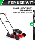 20 Inch Mower Blade Replacement Beefed Up For Hyper Tough Murray Push Mower Fits MNA152505 And MNA152701 Oval Center Hole 1 Inch
