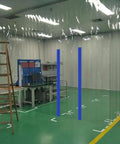 Heavy Duty Zipper Dust Barrier For Greenhouses And Tents Self Adhesive Zipper Gate 3 Inch By 7 Foot Construction Zipper Blue Pack Of 2 Rolls