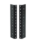 Rugged Steel Rack Rail Set For 4U Rack Size With Pre Threaded Cold Rolled Steel Construction Heavy Duty Mounting Rails Printed Unit Markings