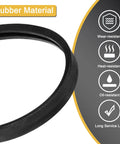 Image of Three Pack B-40 Classic Wrapped V-Belt for Industrial Machines, 43 Inch Outside Circumference, highlighting rubber material features.