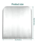 Adjustable Steel Heat Deflectors With Base And Back Panel For Efficient Home Heating In Fireplaces Easy Backplate Installation