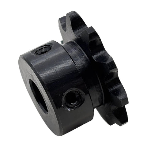 Beefy 35B10 Roller Chain Sprocket Type B 10 Tooth, Three Eighths Inch Pitch, 10mm Bore, Hardened 1045 Steel Anti Rust Drive Sprocket