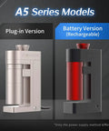 Premium Electric Burr Coffee Grinder Featuring 53mm Stainless Steel Conical Burrs For On Point Single Dose Control Bangin Espresso And Hella Smooth Brew Game in plug-in and battery versions.