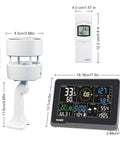 Weather Station Kit With 7.5 Inch IoT Display Console, Outdoor Sensor Array And WN32 Thermometer And Hygrometer, 915 MHz