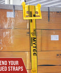20 Pack 4 Inch Edge Protectors For Flatbed Trucks With Mesh Carrying Case, Yellow Plastic Corner Guards securing cargo