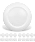 20 Pack 6 Inch LED Low Profile Disk Lights Recessed or Surface Mount Round Ceiling Fixtures 15W Over 900 Lumens 3000K