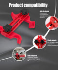 Real Deal Camshaft Locking Tool Kit With Heavy Duty Engine Timing Alignment Wrench Set red plastic clamp with anti-slip design for engine repairs