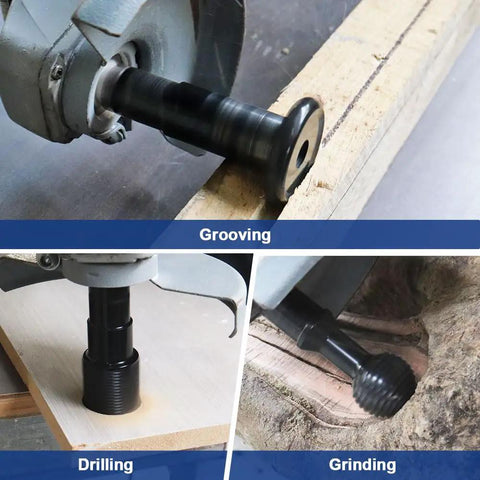 Woodworking Rotary Burr Set For Carving And Engraving, 3 Piece Drill Bit Milling Tool Kit in use for grooving, drilling, and grinding