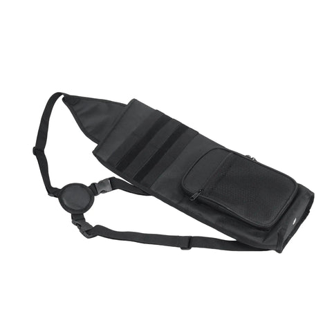 Ultra Lightweight Back Arrow Quiver for Target Practice Holds 22 to 28 Arrows with Molle System and Adjustable 3-Point Carry Black