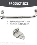 Adjustable Boat Engine Stainless Steel Steering Tie Rod Drag Link Kit 315 to 395 mm and 12.4 to 15.55 in for Beefy Durable Marine Steering Upgrades and Easy Install, size diagram