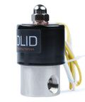 One Quarter Inch Stainless Steel Electric Solenoid Valve 110VAC Normally Closed With Viton Seals Built Tough For Water Systems