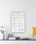 Domain And Range Algebra Cheat Sheet Canvas Poster Dope Math Wall Art For Bedroom Or Office 20 By 30 Inches Gift Frame Decor