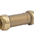 1 x 1 Inch Slip Coupling Push To Connect Brass Plumbing Fitting For Easy No Fuss Leak Repair Full Flow Performance Lead Free Brass Solder Free