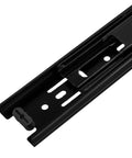 Close-up of Five Pair 14 Inch Full Extension Drawer Slides Heavy Duty Ball Bearing Telescopic Slides Set Side Mount For Cabinet Black