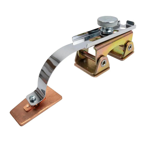 Hole Plug Magnet XL Hands Free Weld Tool with Pivoting Magnetic V-Pad Base, Spring Loaded Arm, Heat Dissipating Copper Pad