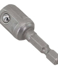 Ultimate 1 Inch Hex Shanks Socket Adapter Kit With 50Mm Extension Bars For Impact Drivers And Power Drills Plus Quick Change Chucks Accessories Made From Bombproof Chrome Vanadium Steel That Totally Kicks Ass And Gets The Job Done Right. chrome vanadium socket adapter