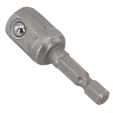 Ultimate 1 Inch Hex Shanks Socket Adapter Kit With 50Mm Extension Bars For Impact Drivers And Power Drills Plus Quick Change Chucks Accessories Made From Bombproof Chrome Vanadium Steel That Totally Kicks Ass And Gets The Job Done Right. chrome vanadium socket adapter