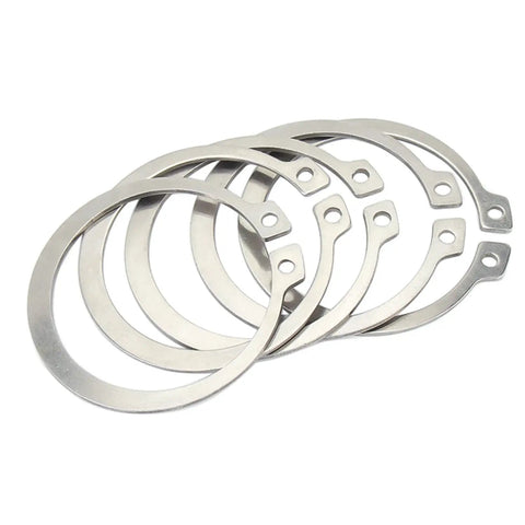 50 Pcs External Circlips C Clip Retaining Rings 304 Stainless Steel For Axles Shafts And Other Moving Parts Size Options 21mm To 25mm Durable Pro Grade Heavy Duty Snap Rings Kit