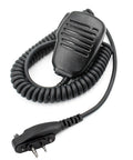 Compact Speaker Microphone With 2 Pin Screw Down Connector And 3 5mm Audio Jack Revolving Alligator Clip And Wide Compatibility