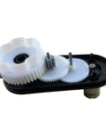 Kids Ride On Toy Car 390 Gearbox Gear Set with WW-3 WW-4 gears shown with 44T large gear and 8T middle gear, lubes included.