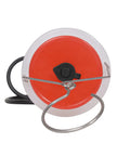 Red cut-off valve lid of Universal Motorcycle Gas Tank Repair Kit 2L Auxiliary Fuel Tank with air outlet and connection ring.