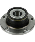 Heavy Duty Wheel Bearing And Hub Assembly Set Front Rear Four Pack For 08 2018 Audi And 05 Through 22 VW Passat, close-up view of hub assembly.