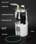 Electric Fuel Pump Module Assembly E3707M Direct Fit Replacement for 2005-2007 GM SUVs with labeled components