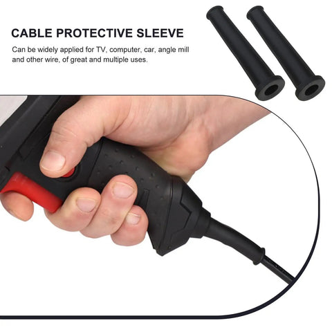 20 Pack Large Rubber Cord Management Sleeve Auto Wire Protectors Cable Organizer For Cars And TVs protecting a tool's wire.
