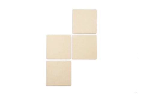 Set Of Four Cordierite Pizza Stone Tiles For Oven And Grill Build Your Own Personal Pies With Four Individual Stones For Crispy Crusts
