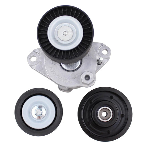 Mercedes Belt Tensioner And Serpentine Belt Idler Pulley Kit For C230 C280 C300 C350 CL550 CLK350 CLK550 CLS550 E350 E550