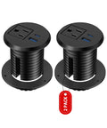 Kick Tangled Cords To The Curb With This 2 Inch Flush Mount Recessed Power Grommet Featuring 20W Usbc Fast Charging And Qc3.0 Usba Port For A Super Clean Snappy Workspace Setup, 2 pack design.