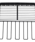 Heavy Duty Wall Mounted Power Tool Organizer With Massive Capacity Steel Drill Rack For Garage Storage, featuring slots for tools.