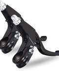 Universal 2.2cm Aluminum Alloy Bicycle Brake Lever For Most Road And Mountain Bikes, V-Brake Handlebar Upgrade, black levers